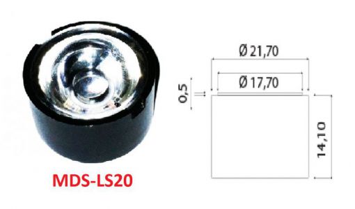  led lens kasalı